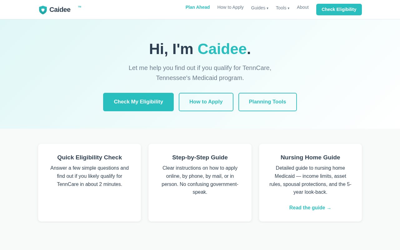 Caidee site